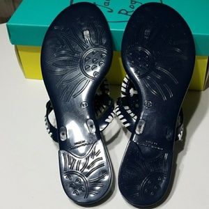 Jack Rogers Shoes - Striped Slippers Jack Rogers Shoes - Striped Slippers